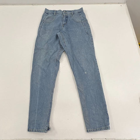 Vintage 80s Guess Georges Marciano Acid Wash High Rise Tapered Jeans Men's 30