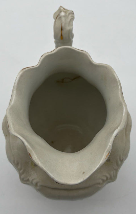 Johnson Bros England Royal Semi Porcelain Pitcher Antique Victorian Floral