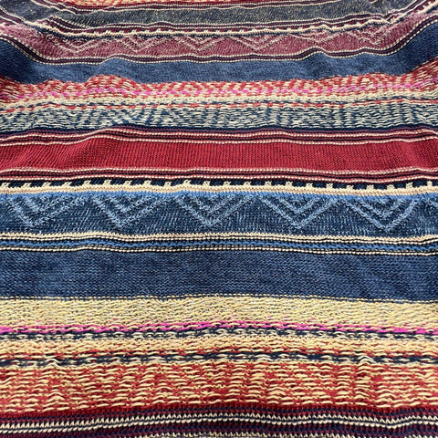 Vintage 90s Y2K Lauren Ralph Lauren Southwestern Aztec Stripe Knit Top