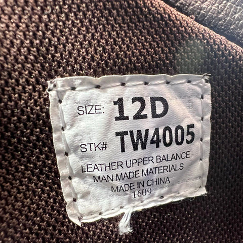 Tony Lama TLX TW4005 Waterproof Western Work Boots Brown Leather Size 12 D