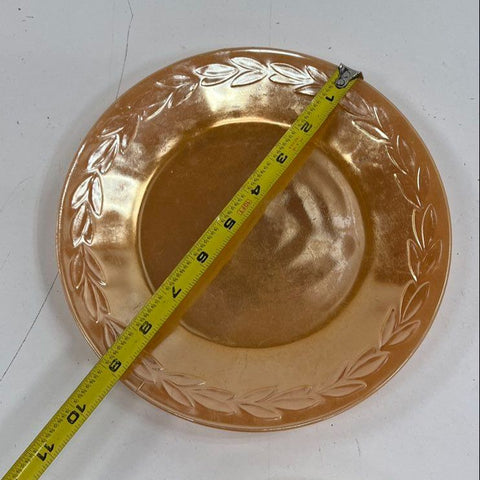 Vintage Plate Lot Fire-King Laurel Federal Madrid Cunningham & Pickett 3 Pcs