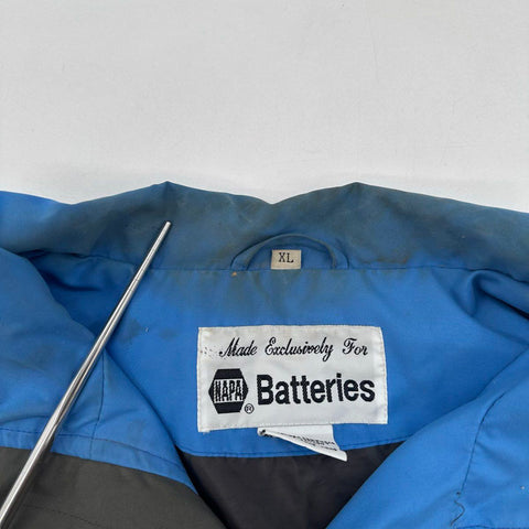 Vintage 90s NASCAR NAPA Batteries Embroidered Racing Jacket Sz XL