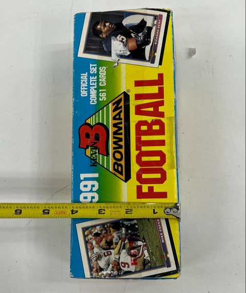 Vintage 90s 1991 Bowman Football Cards Complete Set 561 Topps + Bonus Cards