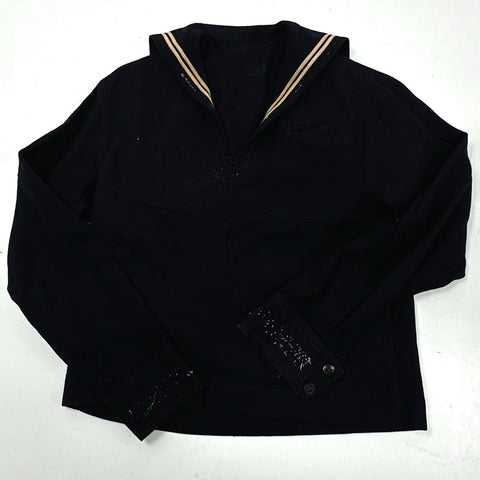 Vintage 1940s US Navy WWII Wool Sailor Jumpers Ruptured Duck Bullock Lot 2 Sz S