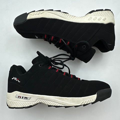 Vintage 90s Fila Air Black Red White Low Top Sneakers Men's Size 10