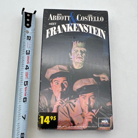 Vintage 1991 Abbott & Costello Meet Frankenstein VHS Factory Sealed MCA