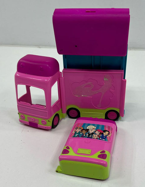 Vintage Collectible Toys Mattel Polly Pocket Triple Decker Fold Out Bus Lot