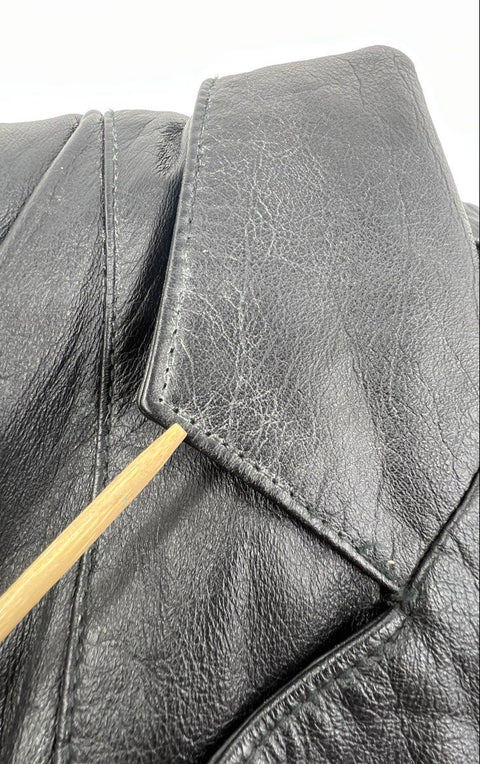 Wilsons Leather Women's Black Vintage Y2K Thinsulate Insulated Long Coat Sz M