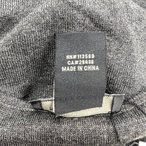 MM Couture Gray Black NWT Colorblock Wool Blend Sweater Dress Women's L