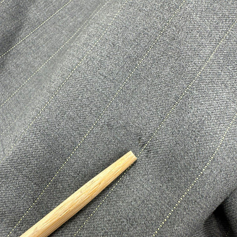 Vintage Y2K Ermenegildo Zegna Men's Grey Pinstripe Blazer Made in Italy Sz 50R
