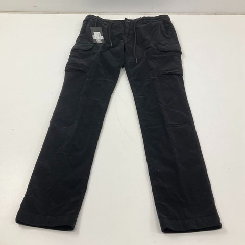Mason's Forte Dei Marmi Black Corduroy Chile Cargo Pants Men's Size 52 NWT