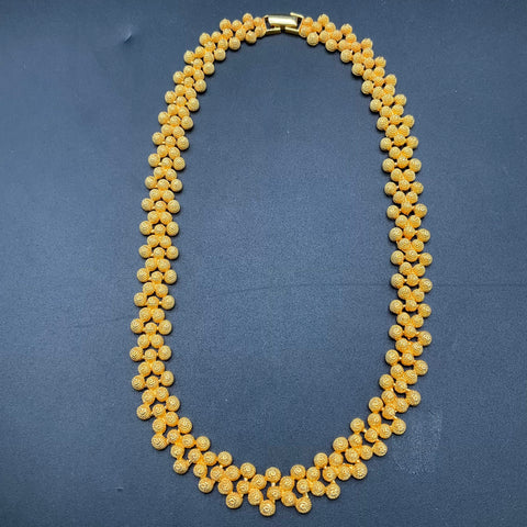 Vintage Gold Tone Jewelry Lot of 4 Necklaces Park Lane Tonic Textured Mesh