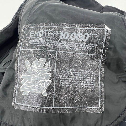 DC Men's Y2K Exotex 10K Ski Cargo Pants Black All Over Logo Sz S