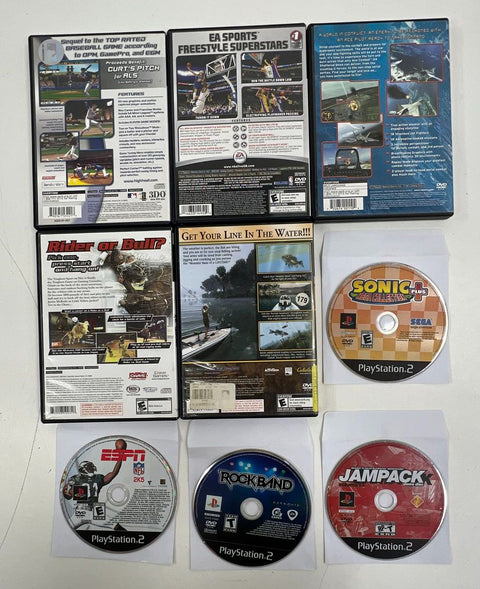 Ace Combat 04 Sonic Mega Collection Plus PlayStation 2 PS2 9 Game Lot