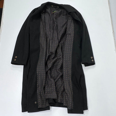 Vintage 80s Monarch München German Loden Wool Overcoat Coat Sz 52