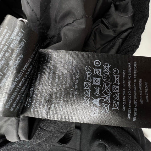 Guess Men's Black Military Field Jacket Wool Blend Coat Quilted Lining Size L