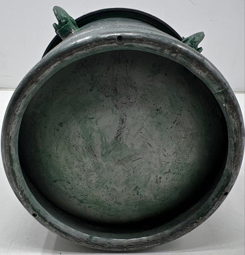 Vintage Binks Paint Pressure Pot 2 Gallon 4-Clamp Lid Gauge Regulator USA