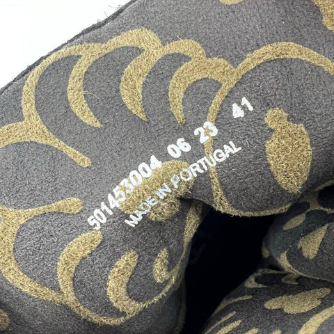 Fly London Yama Brown Suede Wedge Heel Ankle Boots Size 41