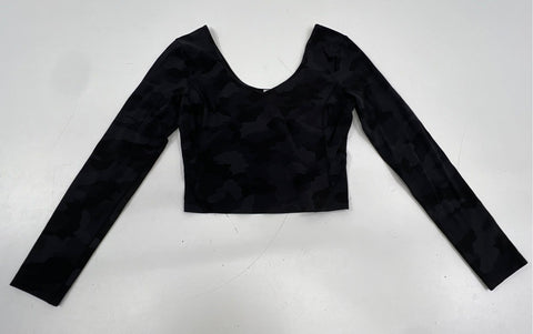 Lululemon Women's Activewear Lot 3 Camo Crop Top Strappy Tank Navy Leggings Yoga