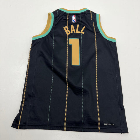 Jordan Lamelo Ball #1 Charlotte Hornets City Edition Swingman Jersey Youth M