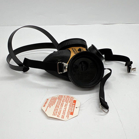 MSA Comfo Classic Half-Mask Respirator Face Mask Black Gold NWT Sz L