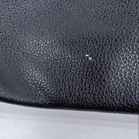 Michael Kors Black Pebbled Leather Hamilton Weekender Satchel Gold Hardware