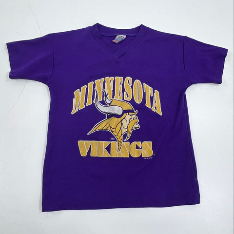 Vintage 90s Minnesota Vikings Randy Moss #84 NFL Jersey Shirt Sport Attack Youth