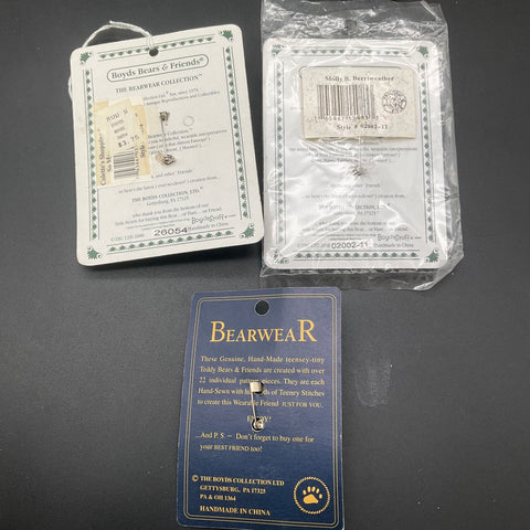 Boyds Bears Pin Lot Bearwear Resin Plush Jewelry Mixed Collection 12 Pieces