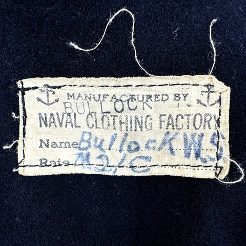 Vintage 1940s US Navy WWII Wool Sailor Jumpers Ruptured Duck Bullock Lot 2 Sz S