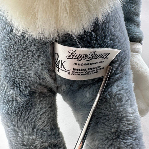 Vintage Bugs Bunny Plush 24K Company Warner Bros 1993 Special Effects 30 Inch