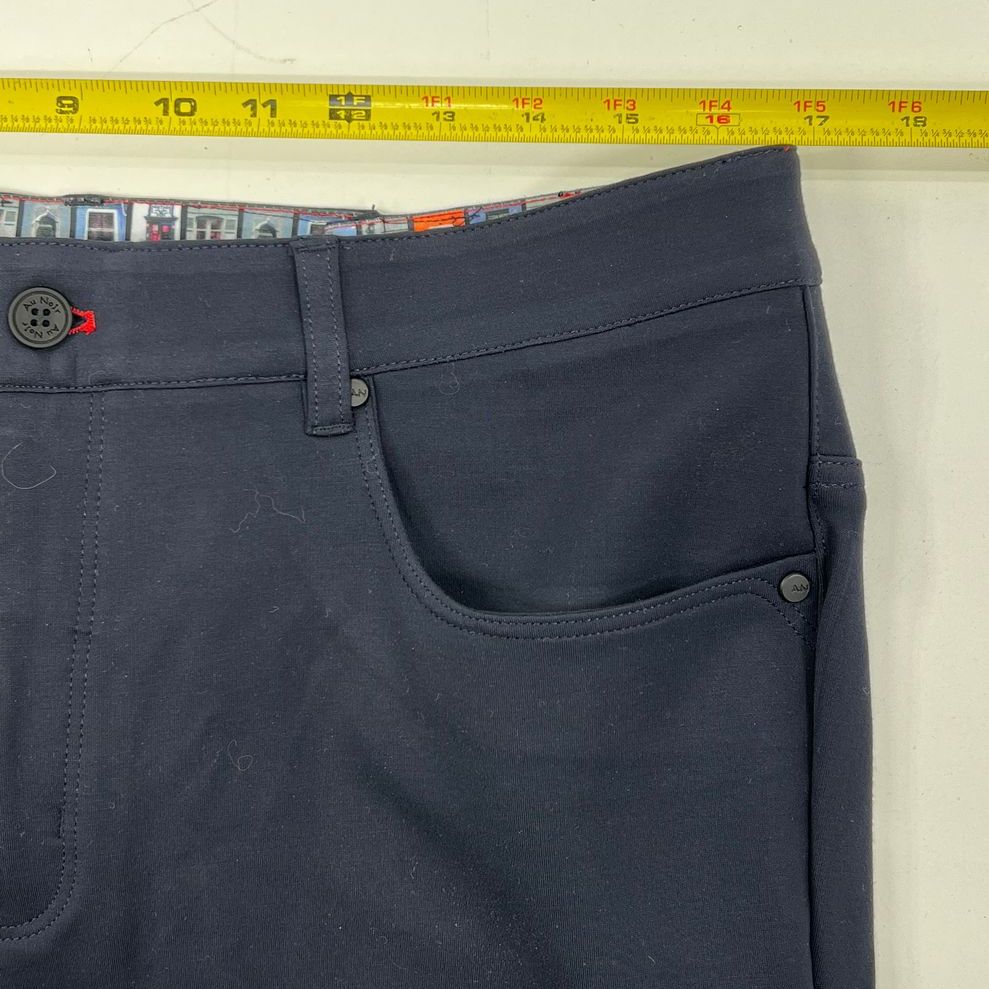 Men's Au Noir Infinity Dark Blue Navy Dress Casual Pants - Size 36 *READ*