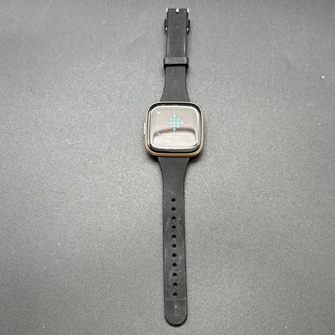 Fitbit Versa 2 Smartwatch Lot 4 Pieces Rose Gold Silver FB507 Tested Works