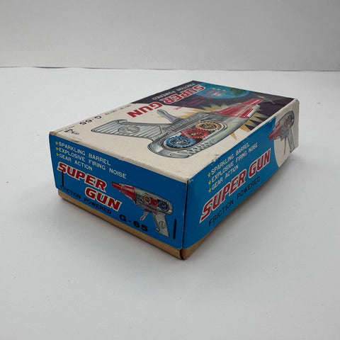 Vintage Taiyo Super Gun G-65 Friction Powered Space Toy Japan Boxed For Repair