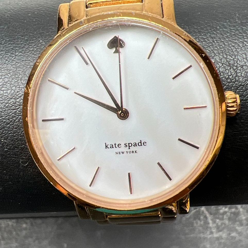 Kate Spade Live Colorfully 0003 Bronze Tone Wristwatch New Battery