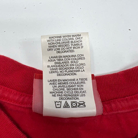 Vintage Y2K Reebok KC Chiefs Tony Gonzalez Big Face Graphic T-Shirt Men's M Red