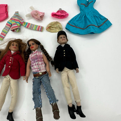 Only Hearts Club Doll Lot 5 Dolls Clothing Accessories Equestrian Theme