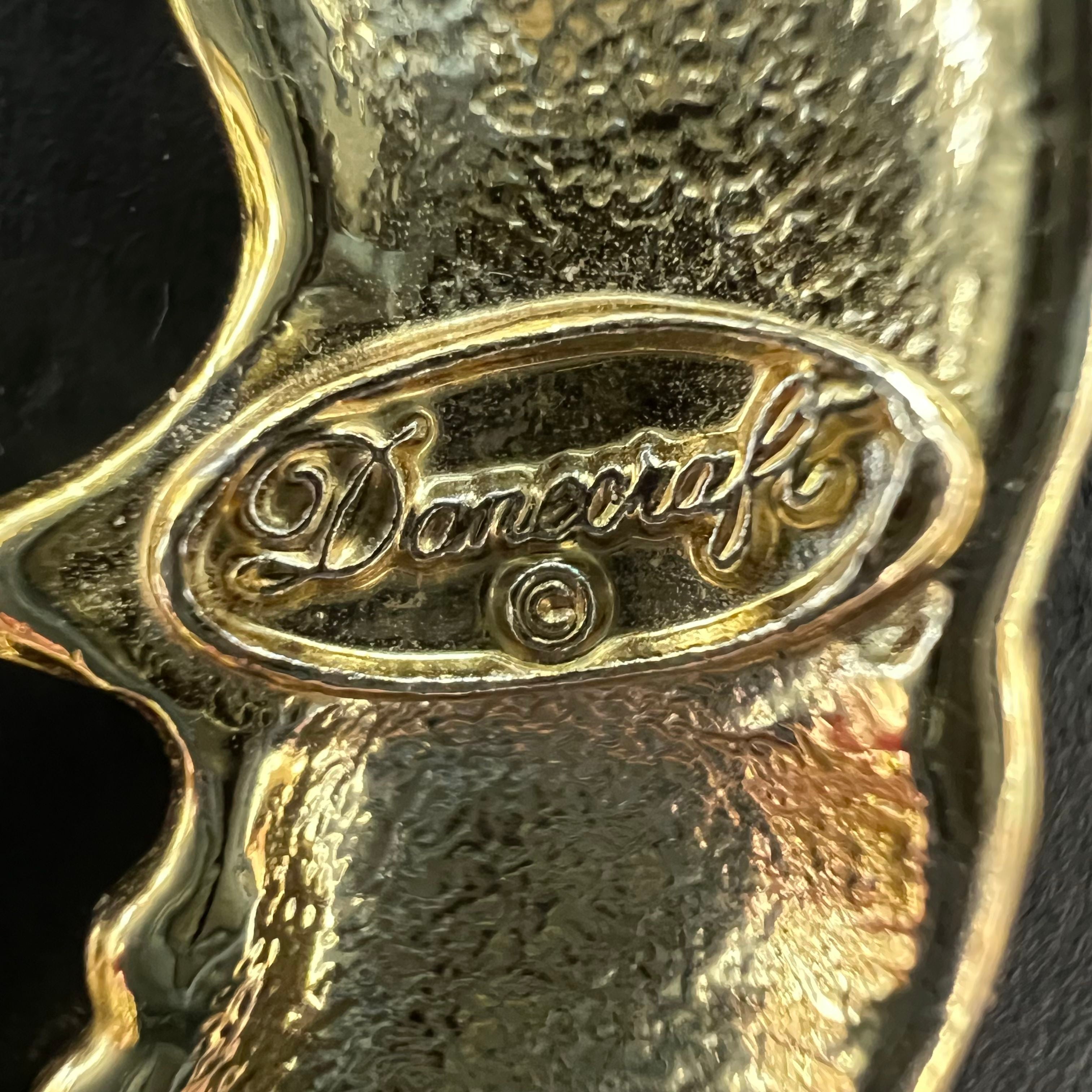 Lot of 4 Vintage Pins Gigi Giusti Danecraft JJ Jonette AJC Gold Silver Tone
