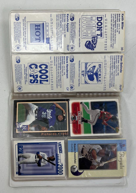 1994 Donruss KC Royals Kansas City Star Card Booklet Lot Jose Rosado Auto