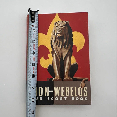 Lion Webelos Cub Scout Book Boy Scouts of America BSA 1954 Vintage Handbook