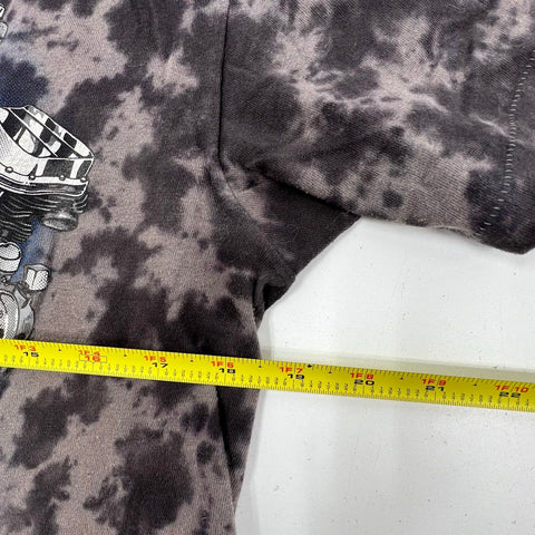 Vintage 90s Harley-Davidson Engine Tie Dye T-Shirt Single Stitch USA Sz M