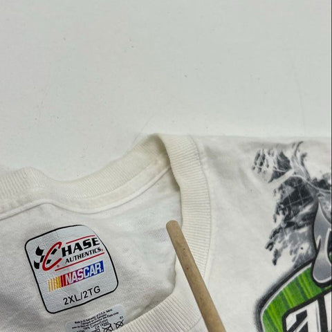 Y2K Dale Earnhardt Jr 88 Nascar AOP T-Shirt Chase Authentics AMP Energy Sz 2XL
