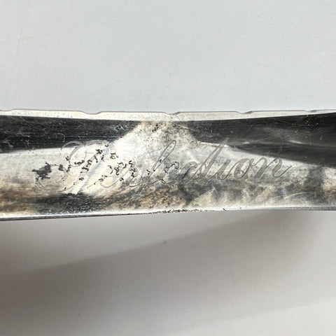 Antique Clark Bros Cutlery Co Straight Razor Perfection Germany Carved Case