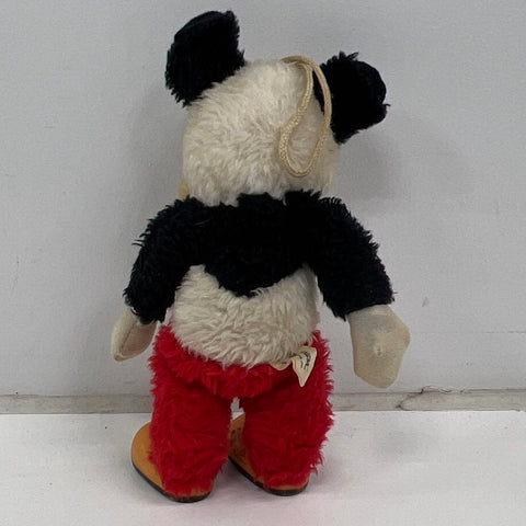 Vintage Andy Panda Plush Doll Toy 8" Walter Lantz Productions 1960s Vinyl Face