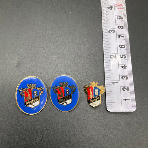 Lapel Pin Lot Maytag Enamel Metal Corporate Advertising 3 Pieces Vintage