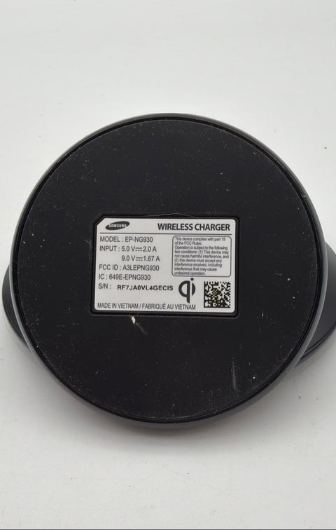 Samsung EP-NG930 Wireless Charging Stand Fast Charge Black Tested Works