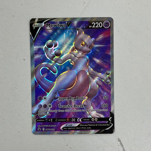 2022 Pokemon SWSH Black Star Promos Mewtwo V SWSH229 Full Art Holo Promo Card