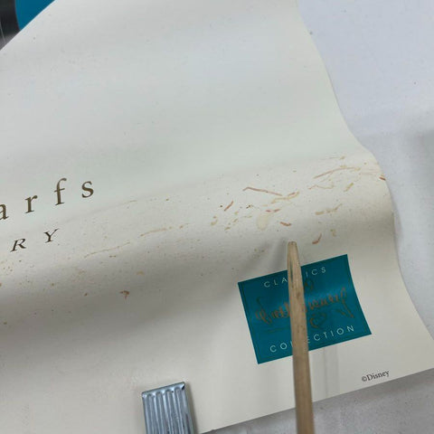 Vintage 1997 Disney Snow White Evil Queen 60th Anniversary Poster Set of 2 USA