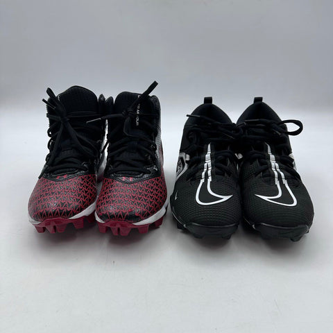 Nike Alpha & Under Armour Youth Athletic Field Cleats Lot Size 4Y 4.5Y