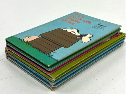 Vintage Peanuts Charlie Brown Berenstain Disney 6 Book Lot Random House 1960s