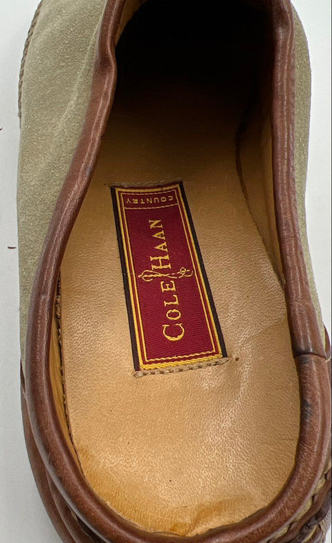 Cole Haan Country Women's Suede Leather Pebble Sole Driving Mules Size 7 B